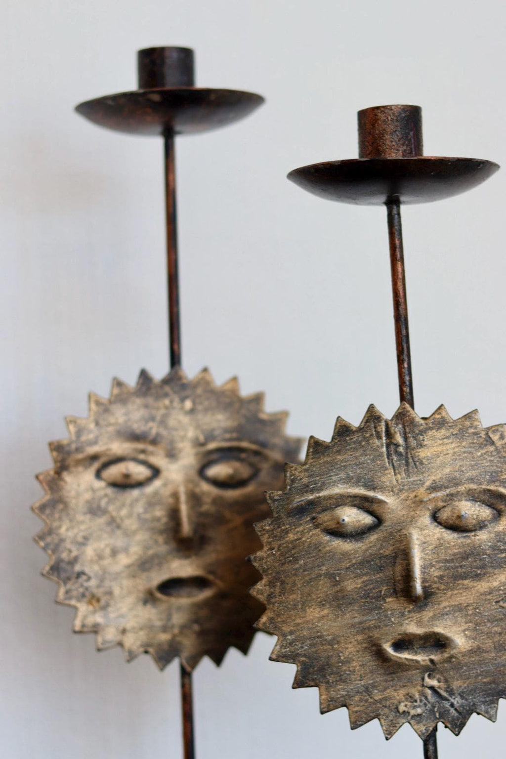 Vintage Sun Candleholders