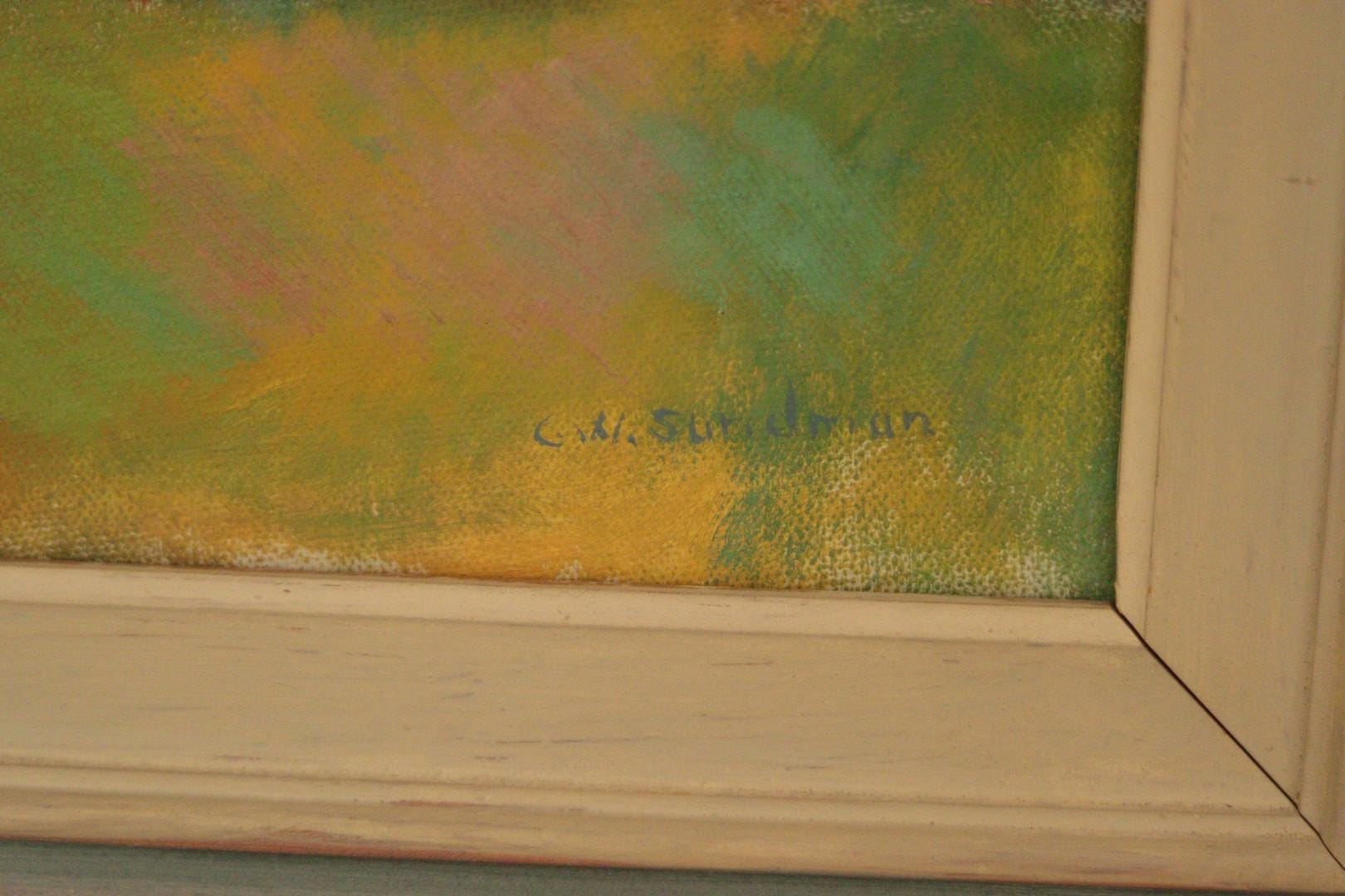 “Houses Obscured by the Trees” by Clas Walter Sundman