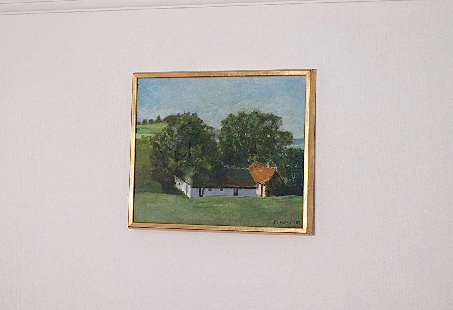 “Landscape with Farm” by H. Engkvist