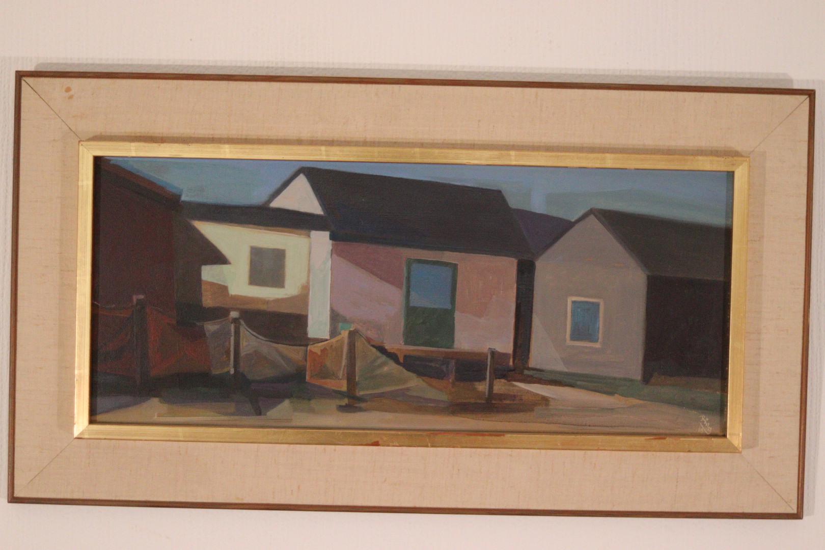 “Grötviks sjöbodar, Söndrum” by Ragnar Ring