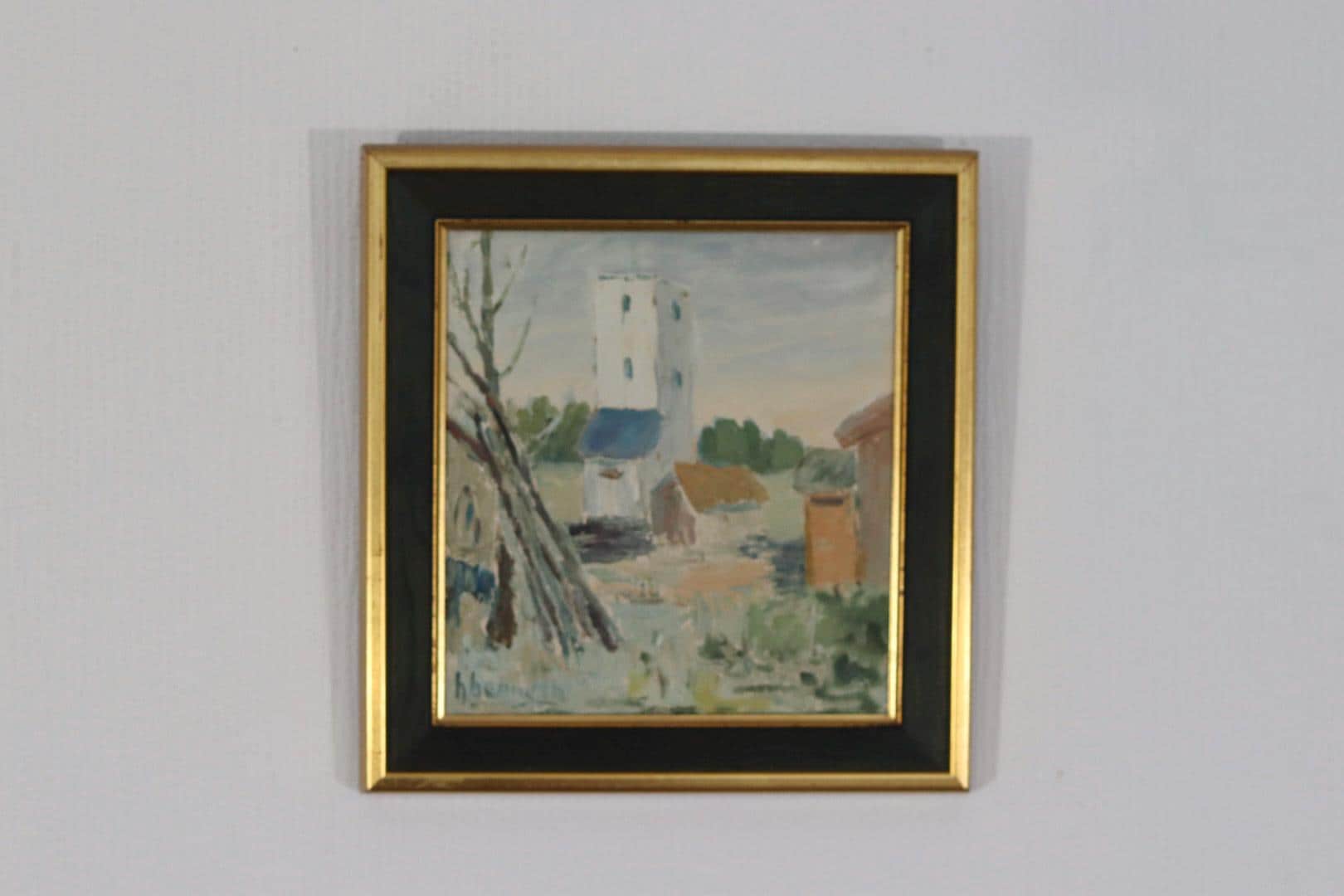 “Village” (Attributed to H. Benneth)