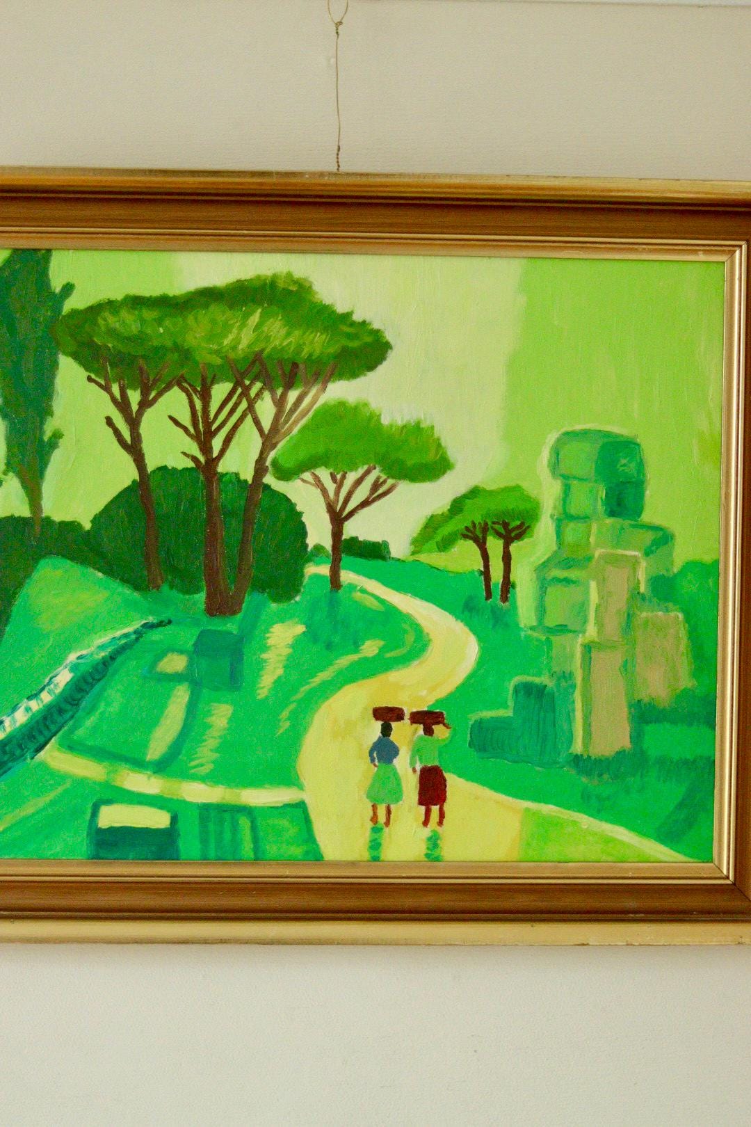 Original Vintage Oil on Canvas – “Landscape”
