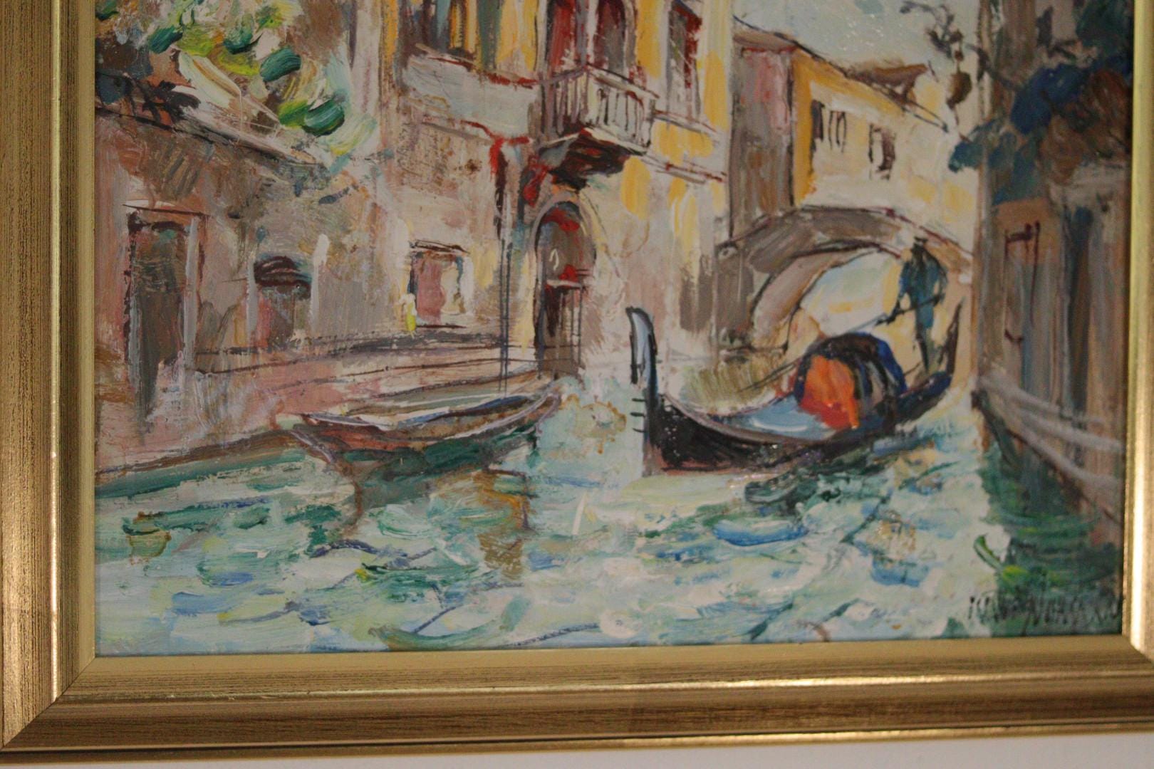 “Venice Canal” by Knut Norman