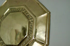 Pair of  Swedish Brass Octagonal Sconce with double arm Design