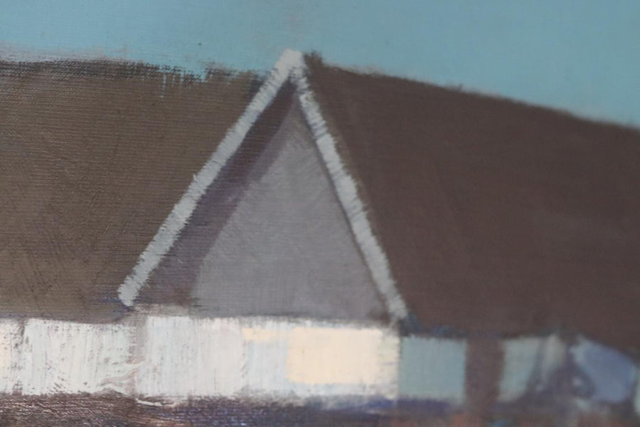 “Farm House Against a Blue Sky” by Bengt Hillgrund