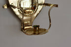 Pair Of Mid Century Swedish Brass Sconces by Ahrneberg Sweden