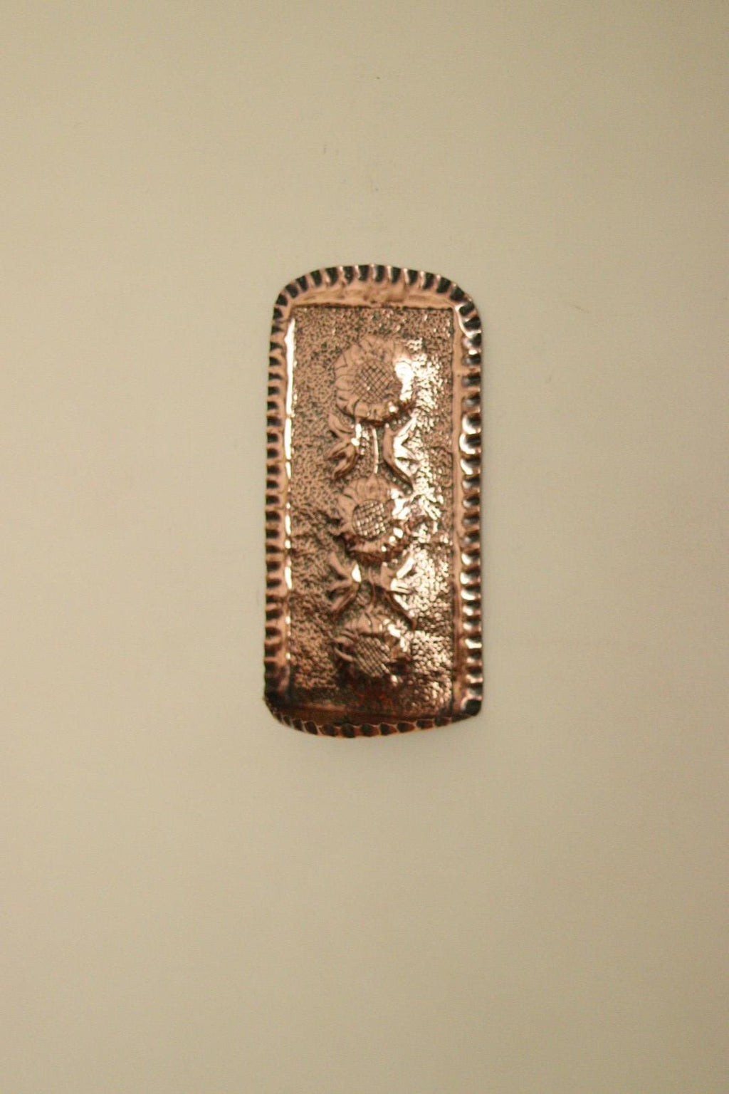 SINGLE Mid Century Swedish Copper Sconce