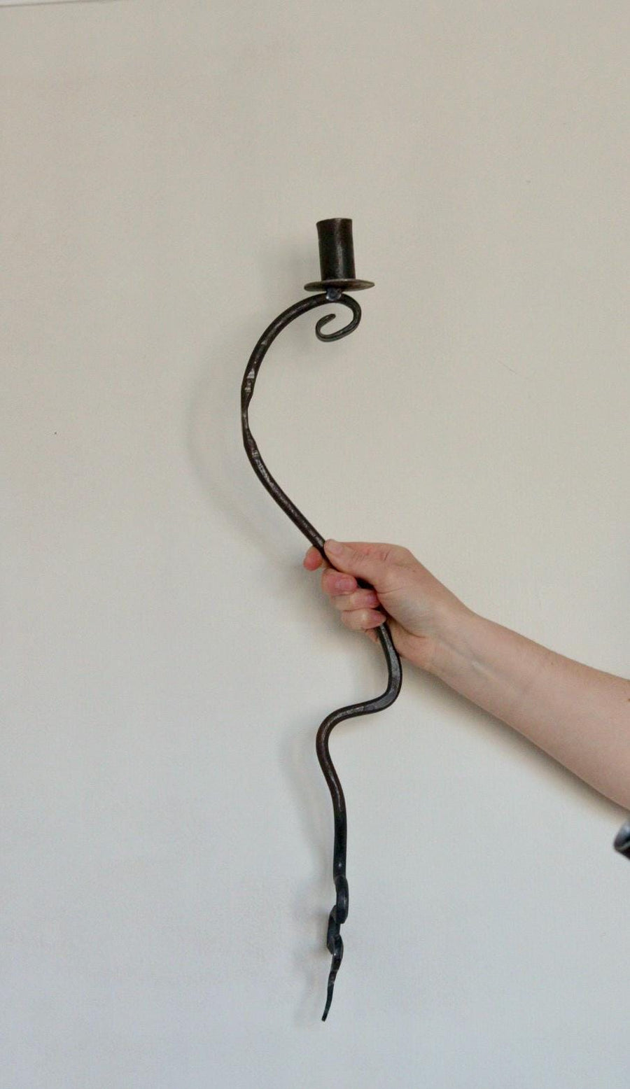 Pair of Mid-Century-Swedish Sconces with Black Coating