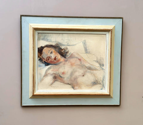“Reclining Nude Woman” by Erik Magnusson