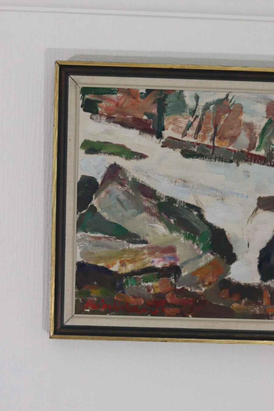 “The Cottage in Snow” by Rudolf Lindqvist