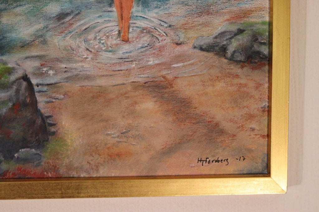 “Woman in Stream” by Hans T. Forsberg