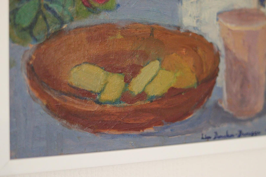 "Jug and Fruit" by Lise Drougge