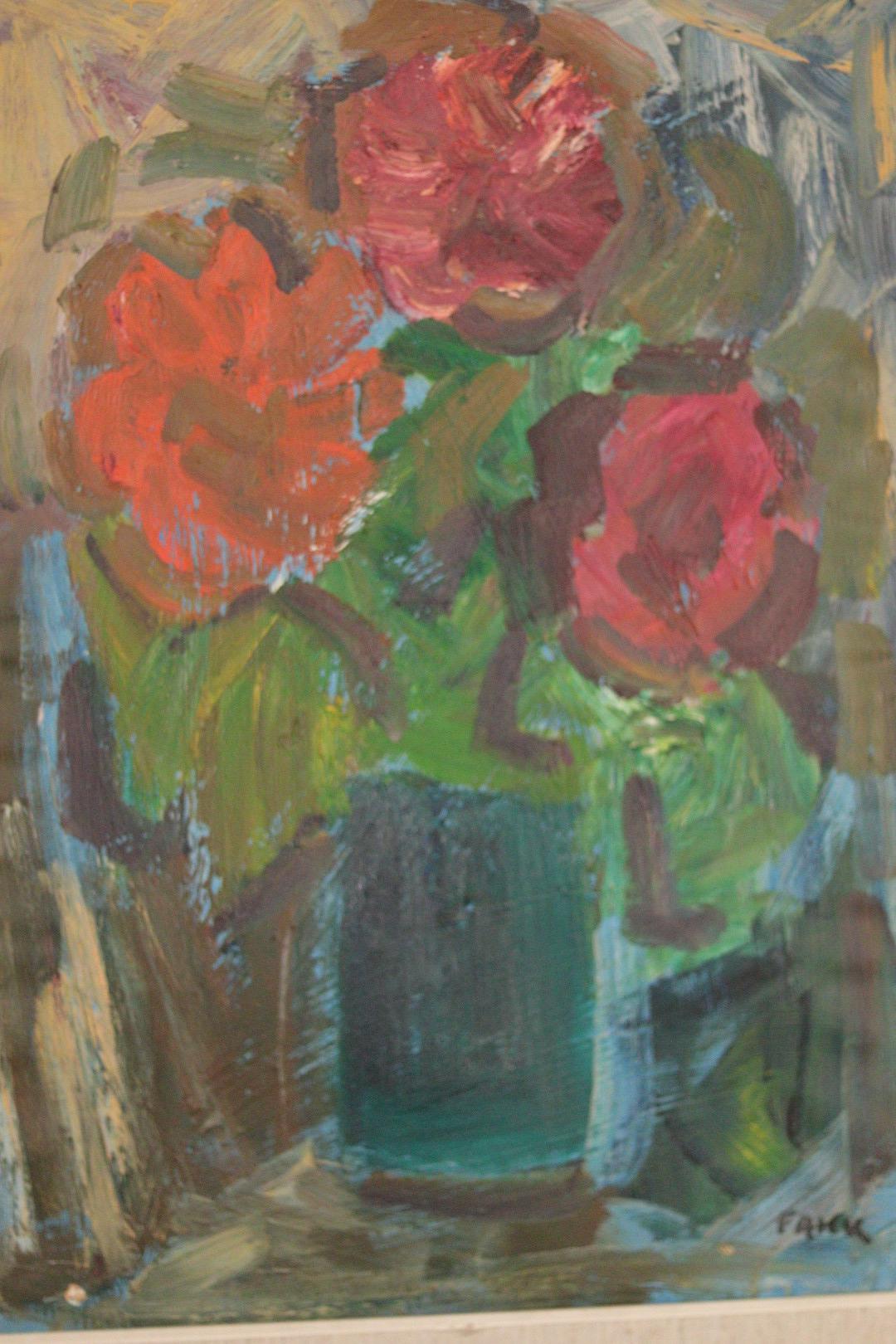 “Still Life with Vase” by Gösta Falck