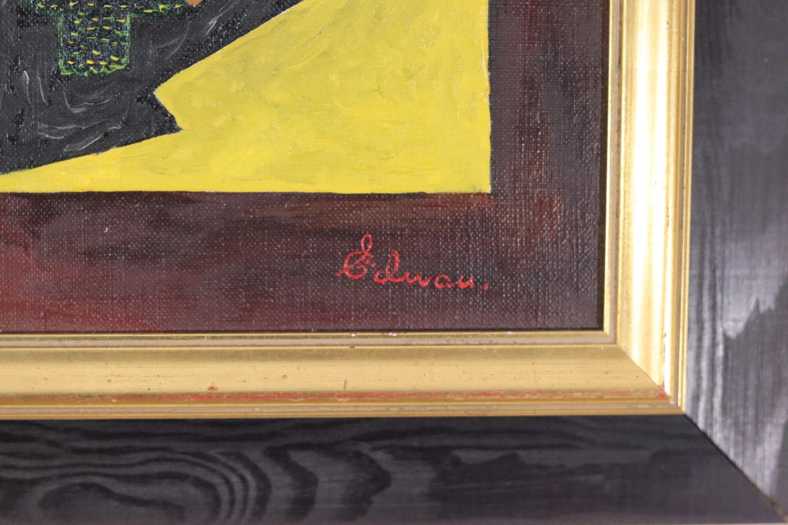 “After Woman with Black Glove” – Signed Edwau