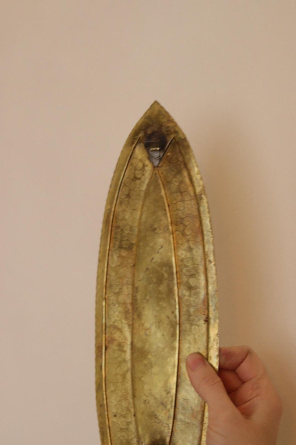 Pair of Mid-Century Swedish Brass Sconces