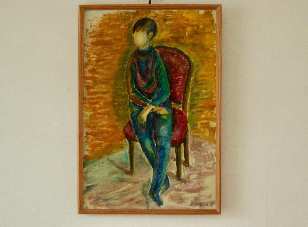 "Sitting Woman" Sir Falk 68