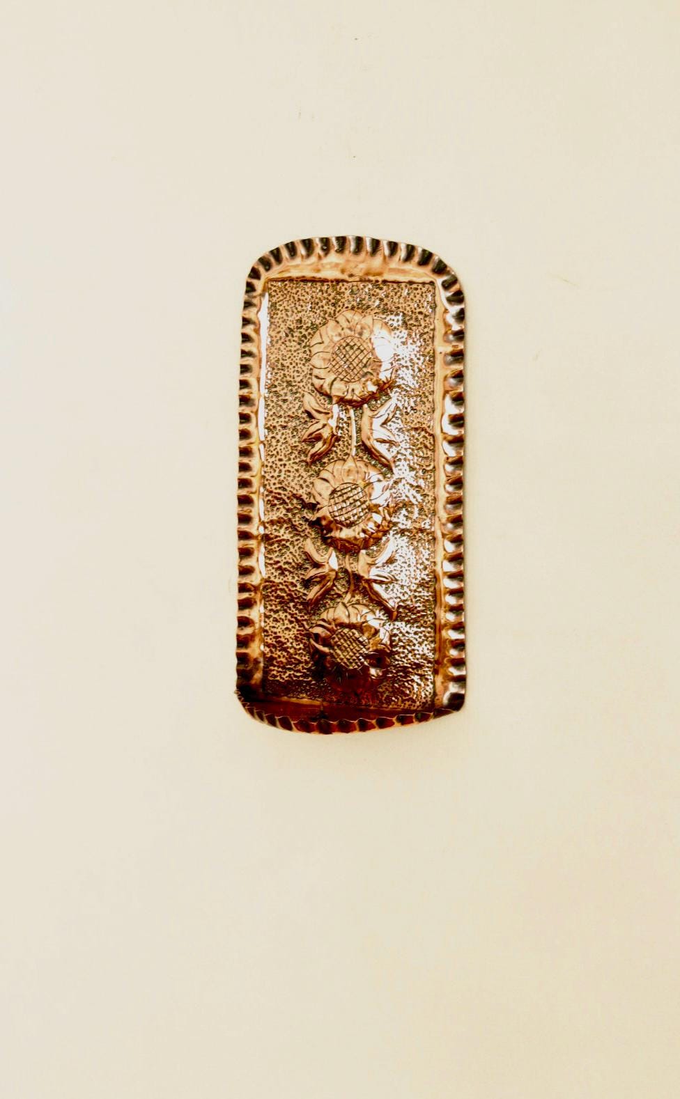 SINGLE Mid Century Swedish Copper Sconce