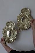 Pair Of Mid Century Swedish Brass Sconces