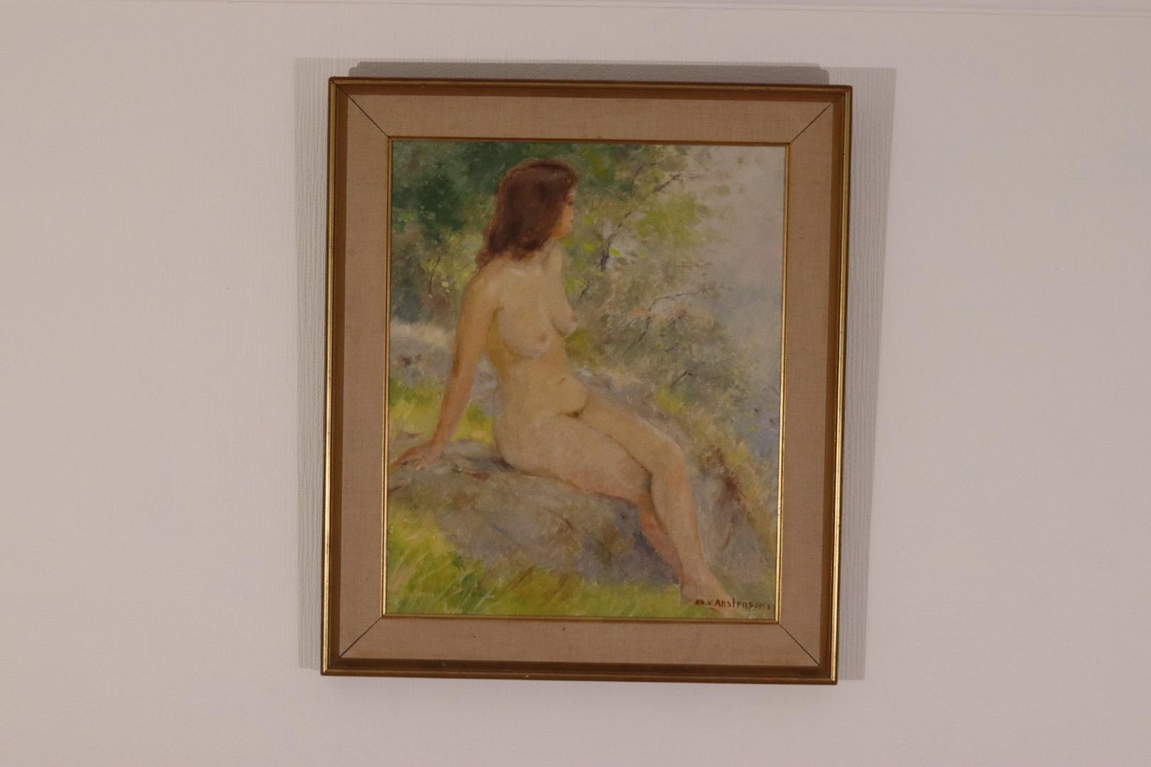 “Sitting Woman” by Karl Vilhelm Anstensen