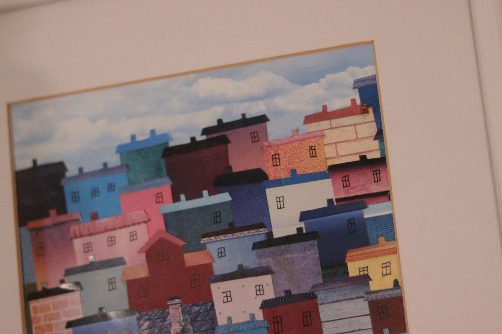 “Collage of Houses” by Ulla‑Britt Finnman