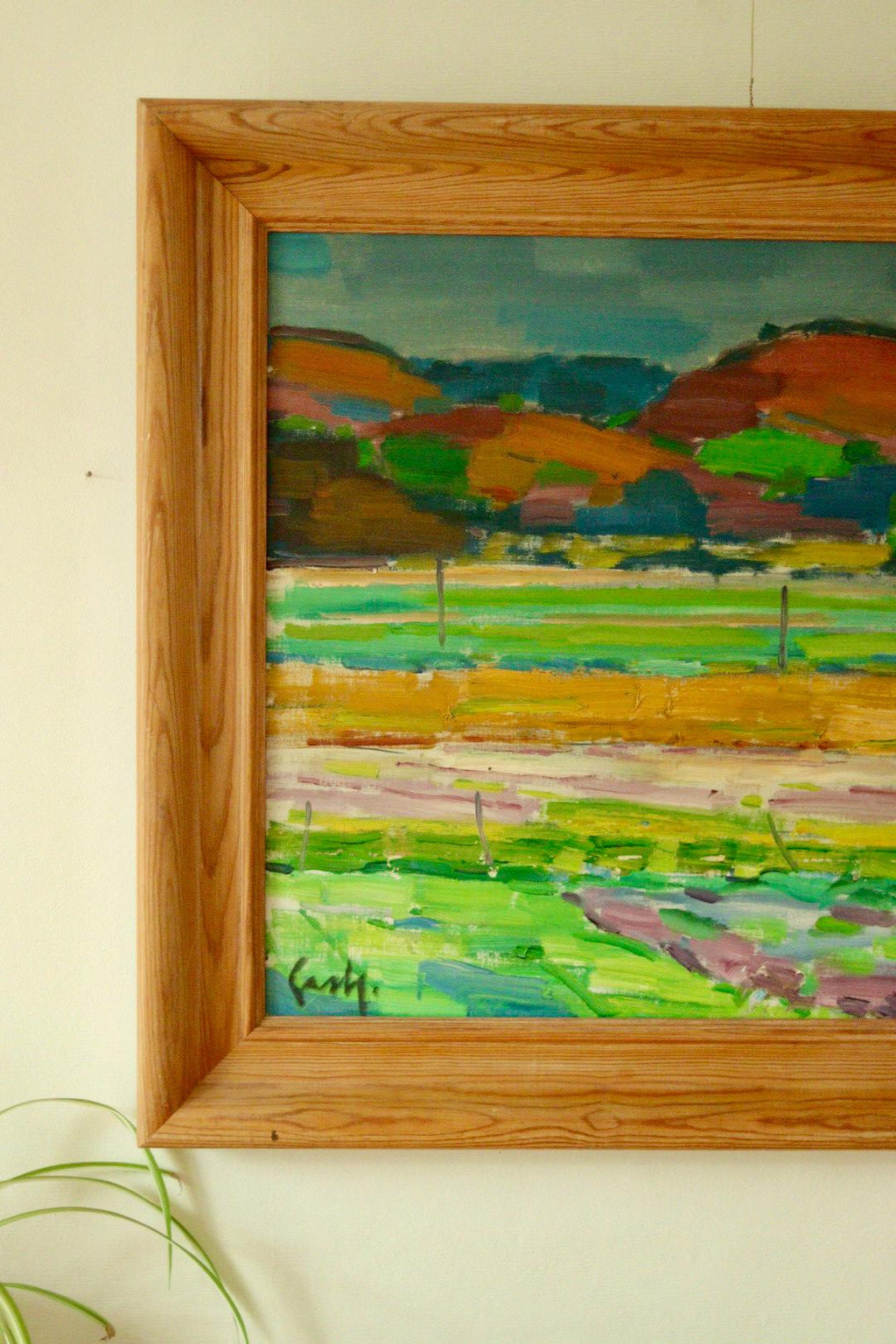 Original Mid-Century Swedish Oil on Canvas – By GERHARD LUNDBERG