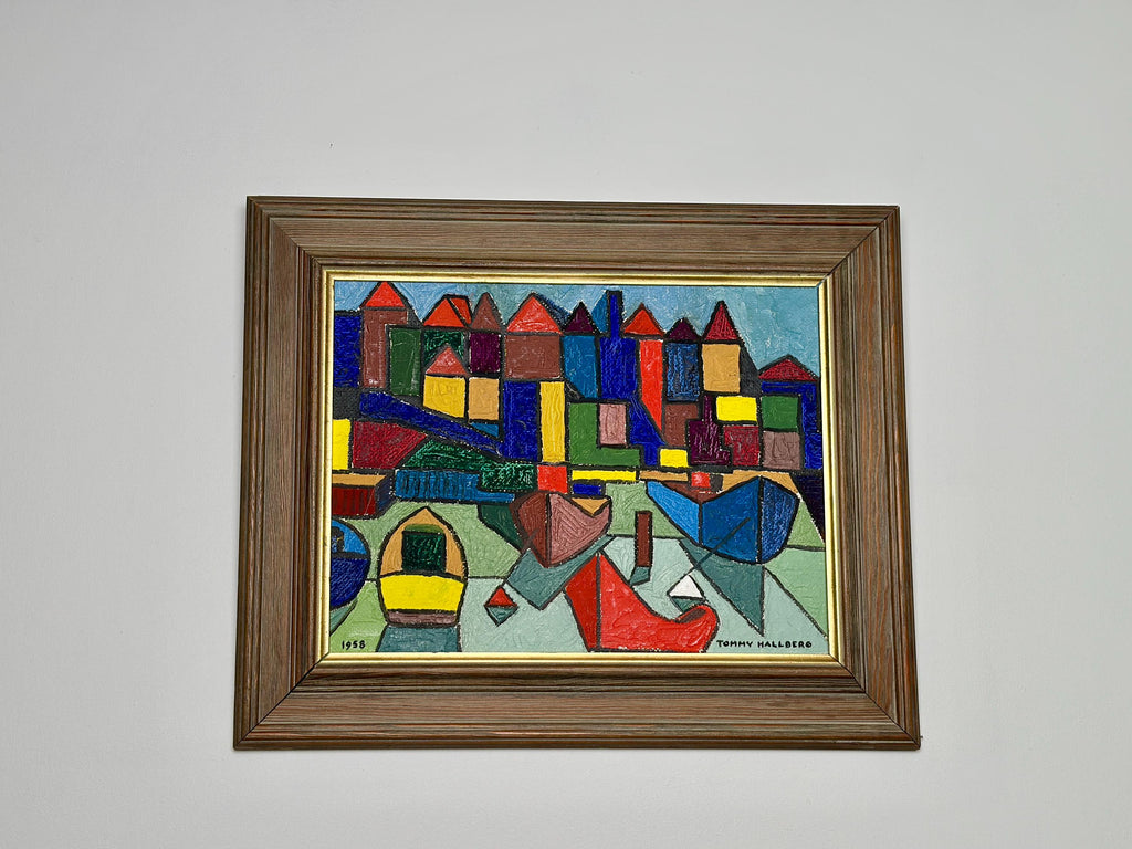 Harbour scene by Tommy Hallberg