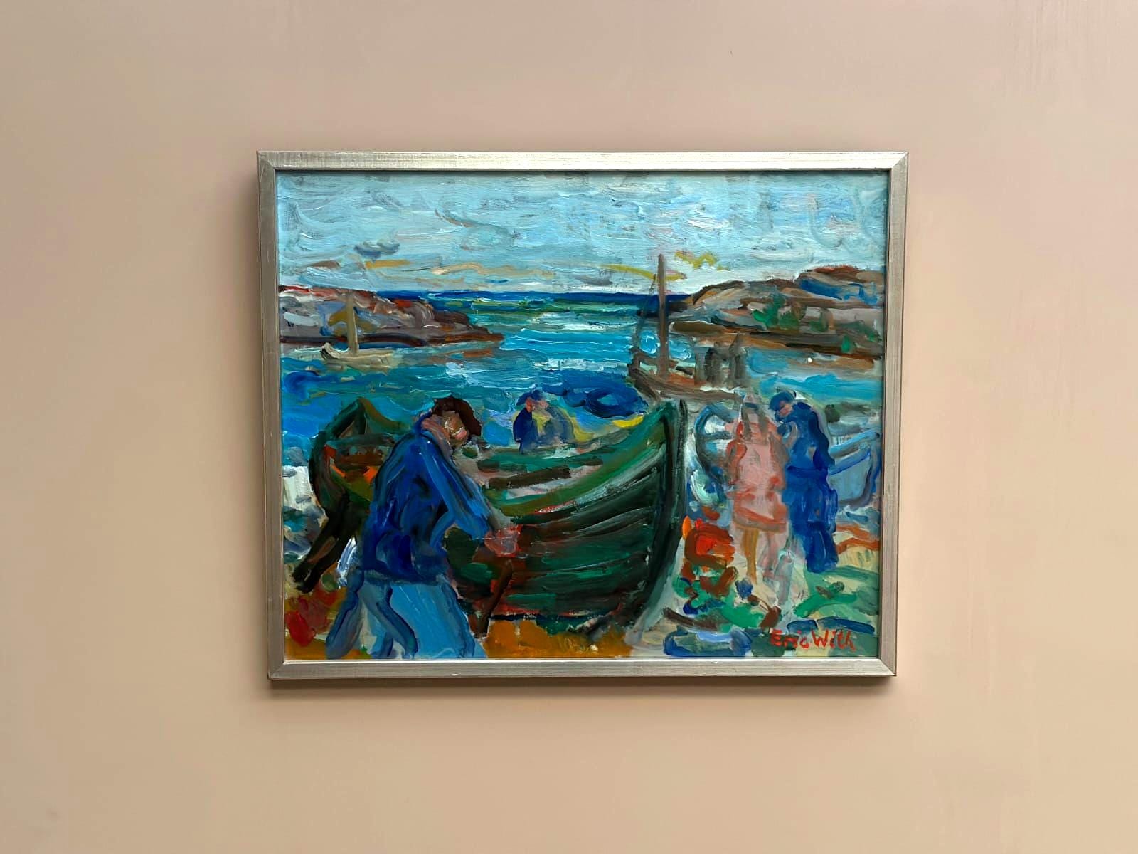 “Coastal Scene with Fishermen” by Eric With