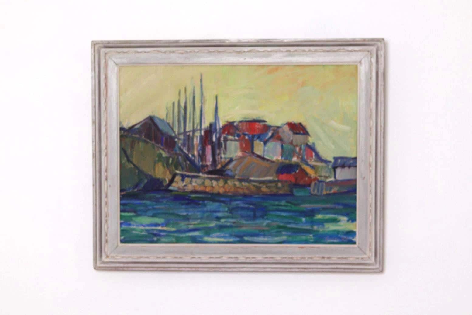 “Bohuslän Fishing Village” by Karl Axel Gadd