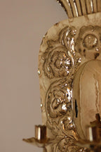 Large Mid-Century Swedish Brass Sconces