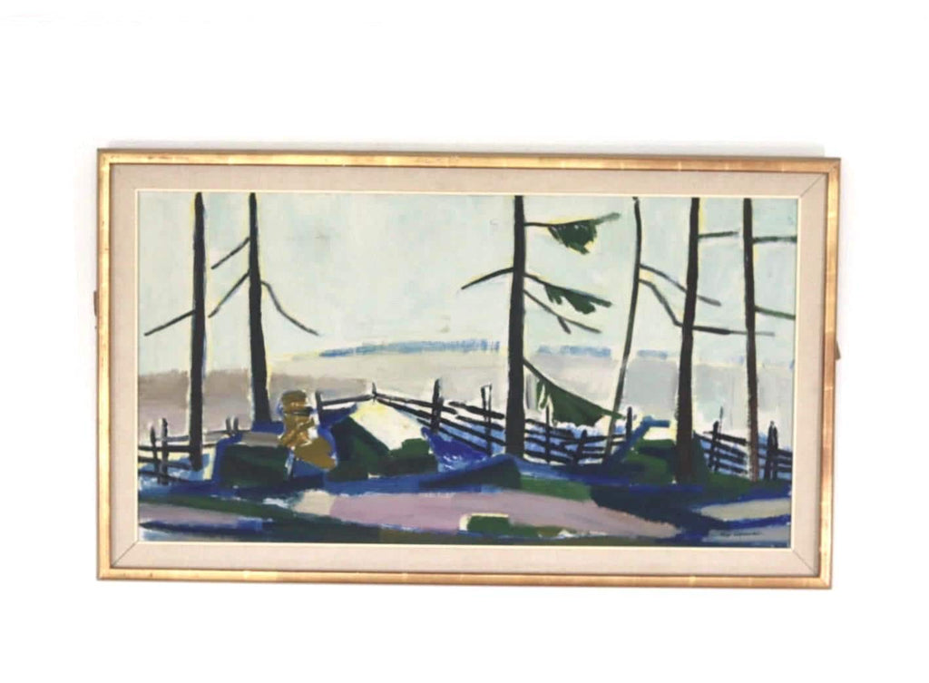 “Winter Day in the Garden” by Kåge Liefwendal 1960s