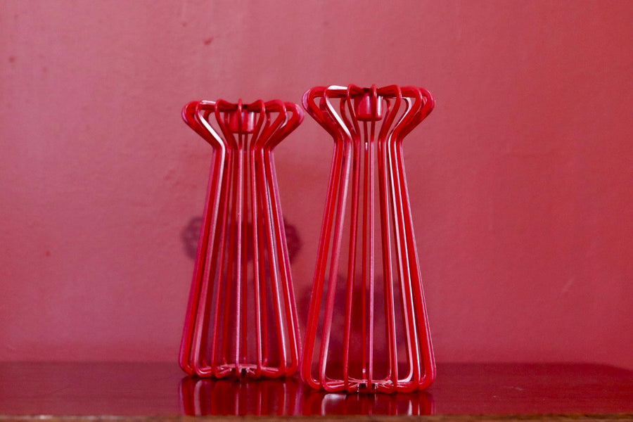 Pair of Vintage IKEA Metal Candle holders