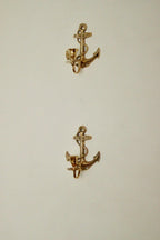 Pair of Vintage Swedish Brass Sconces