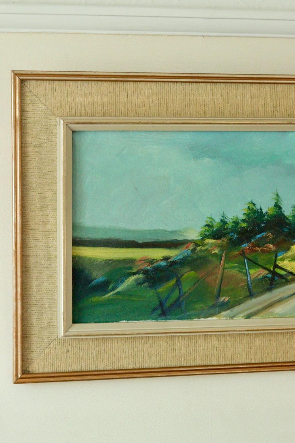 "Landscape with Buildings" by E W Freu