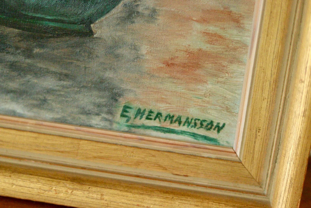 "Still Life Vase" by E. Hermansson