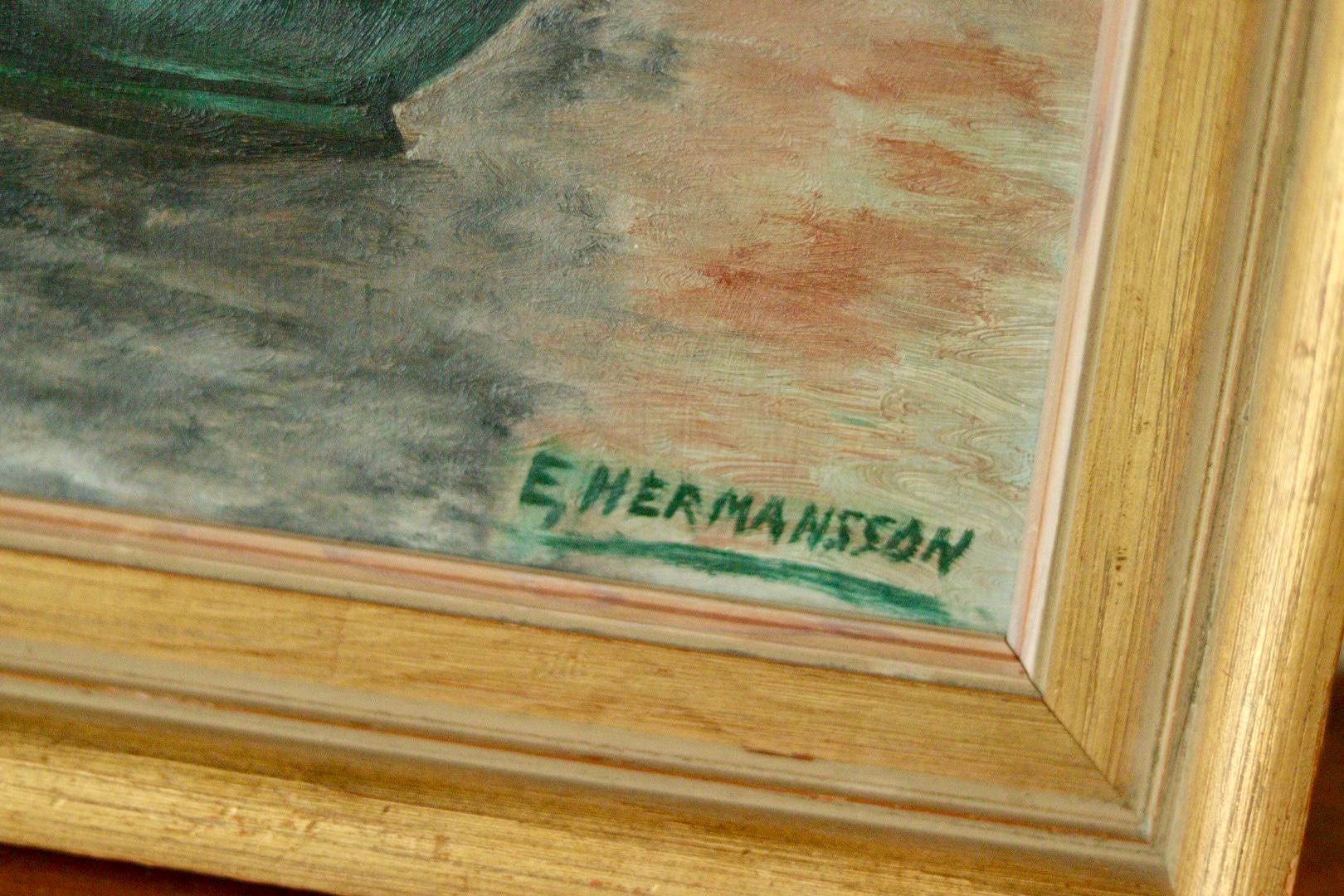 "Still Life Vase" by E. Hermansson