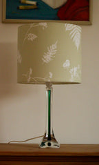 Vintage Glass table lamp by Hannelore Dreutler, Studio Åhus, Sweden, 1990's