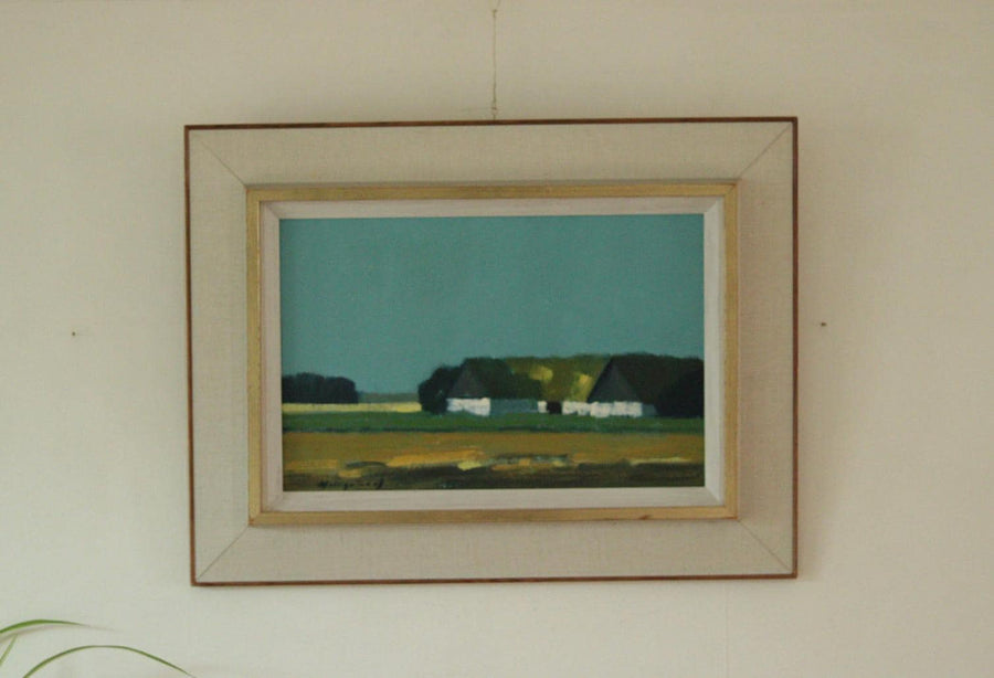 “Gårdsmotiv” by Bengt Hillgrund