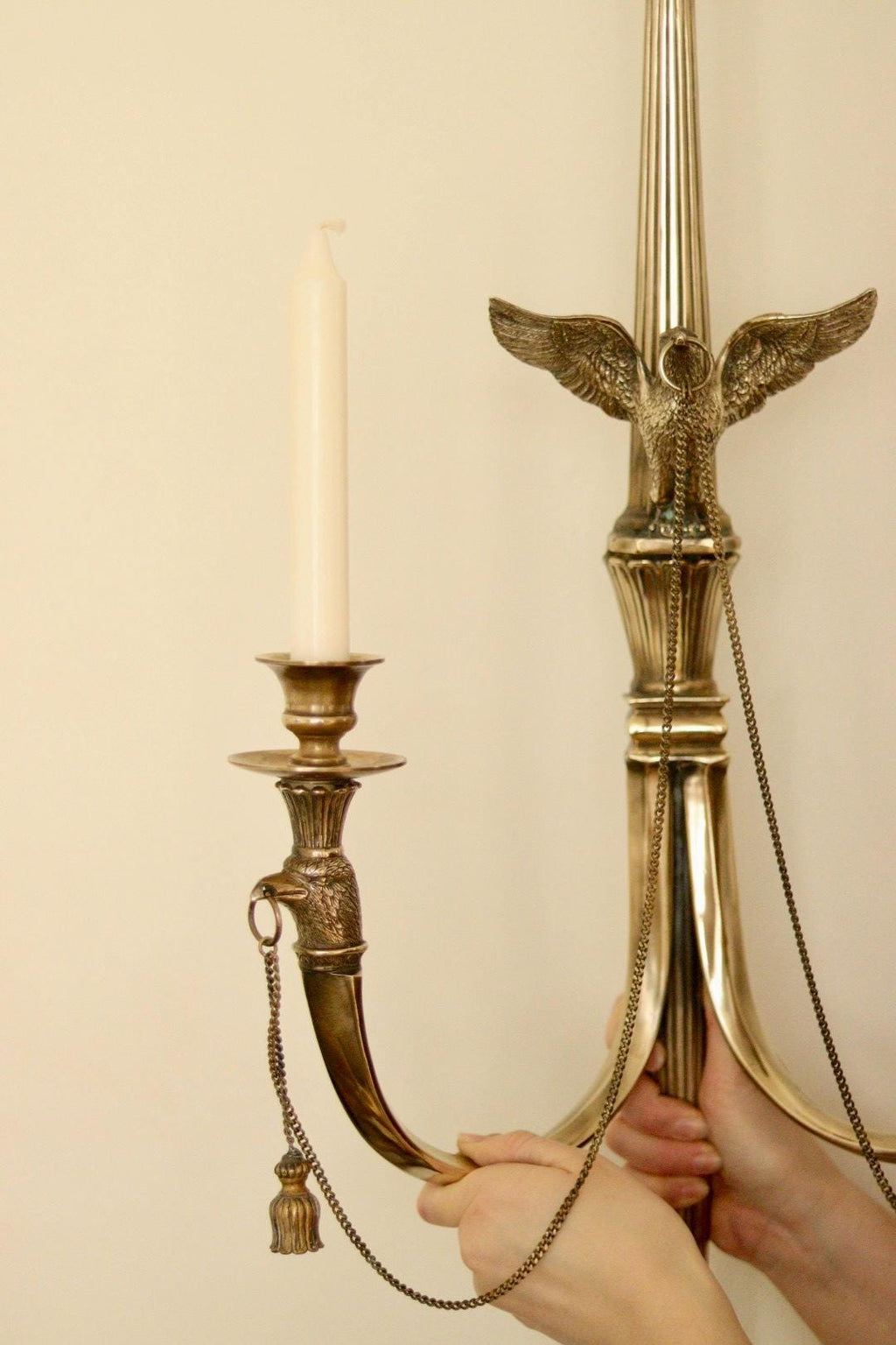 Antique Brass Sconce