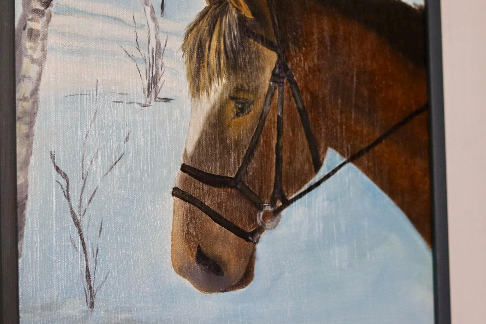 "HORSE IN SNOW" by Lars Gideon