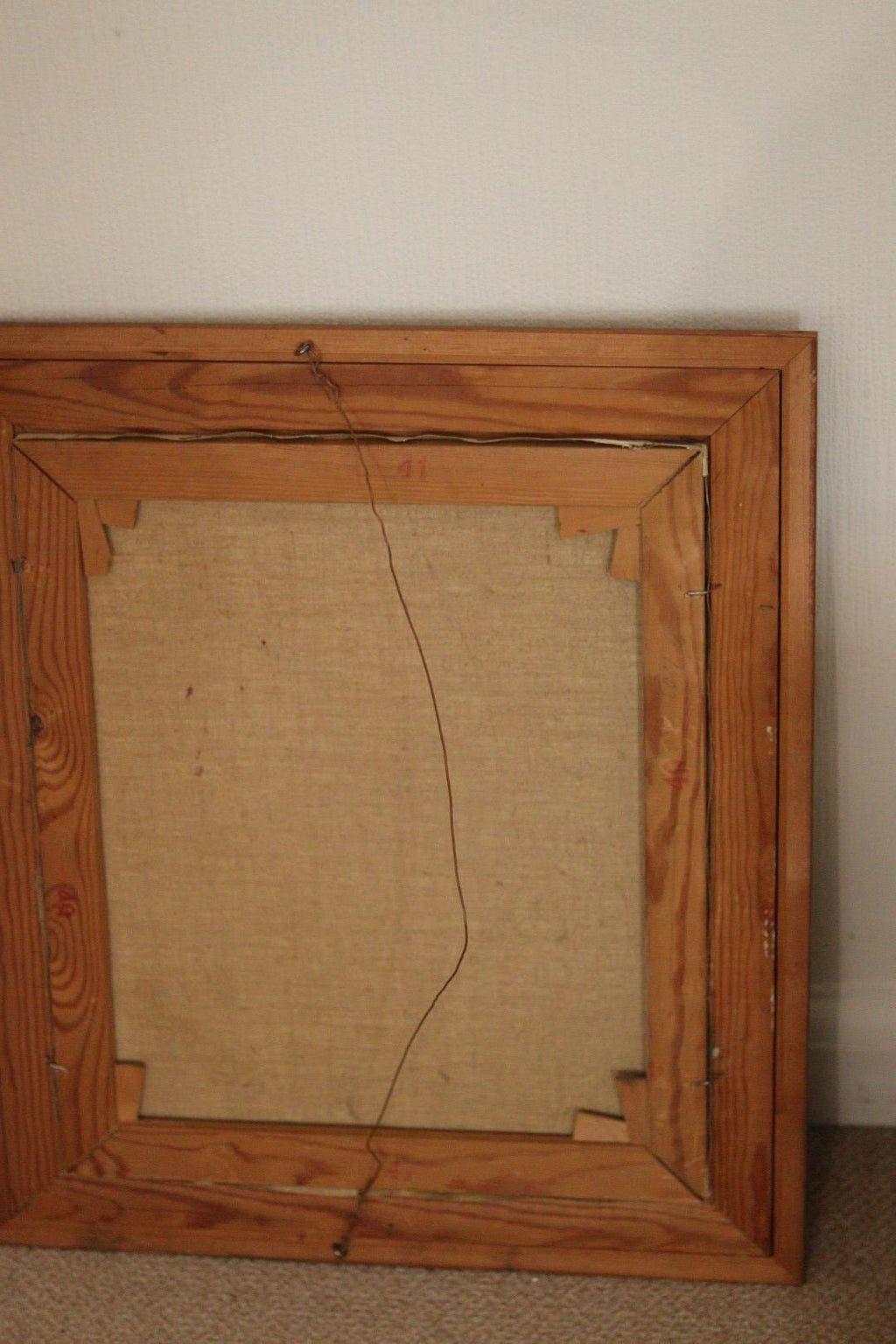 Original Swedish Oil On Canvas  “Still Life with Pot Plant”