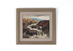 “Landscape with Waterfall” by Åke Ahmlund