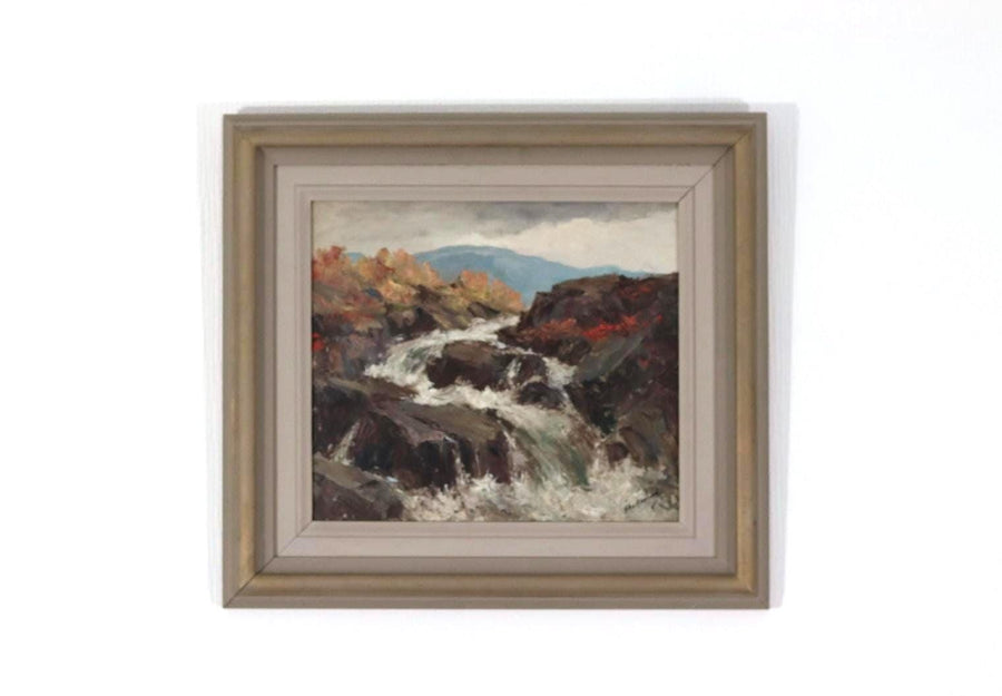 “Landscape with Waterfall” by Åke Ahmlund
