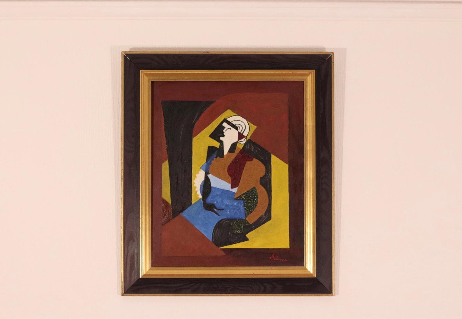 “After Woman with Black Glove” – Signed Edwau