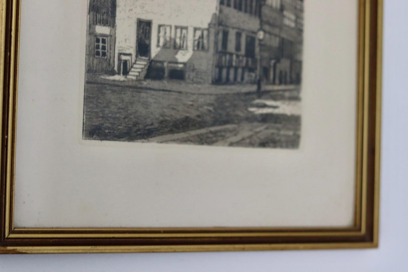 Original Swedish Copperplate Engraving