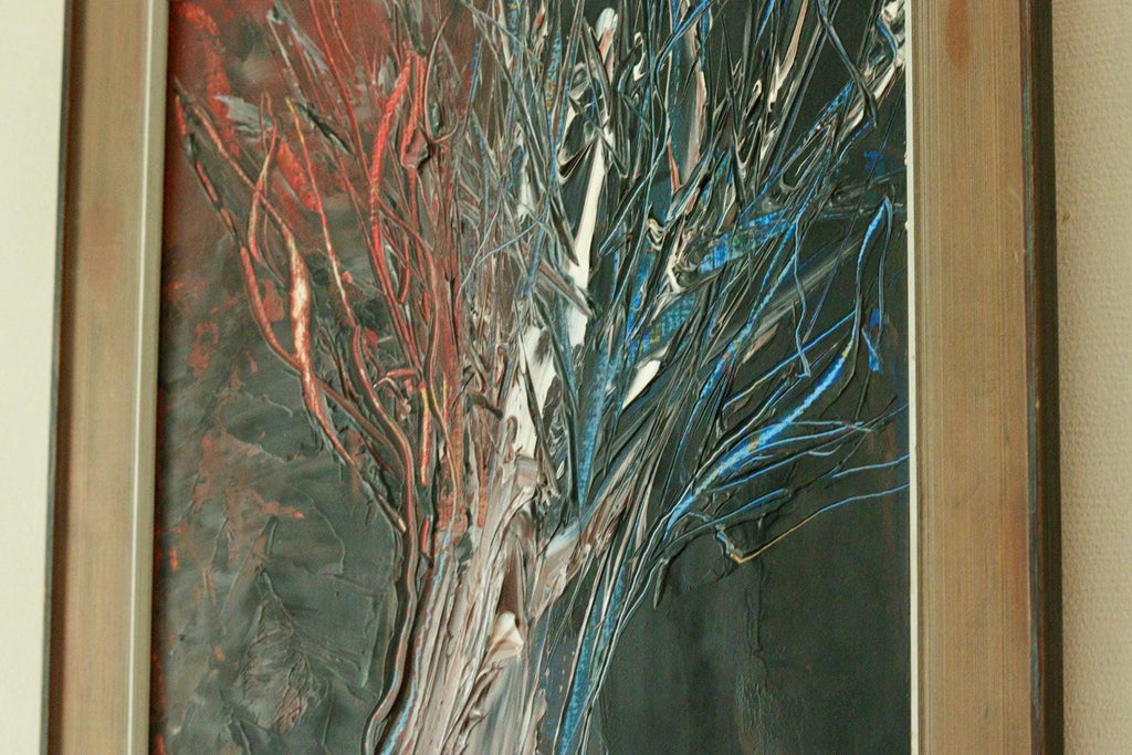 Mid-20th Century Original Oil on Panel – The Tree