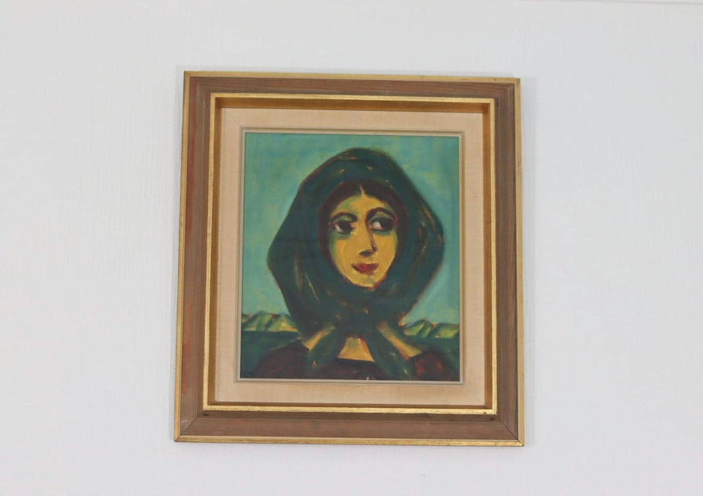 “Woman in Scarf” by Erik Larsen