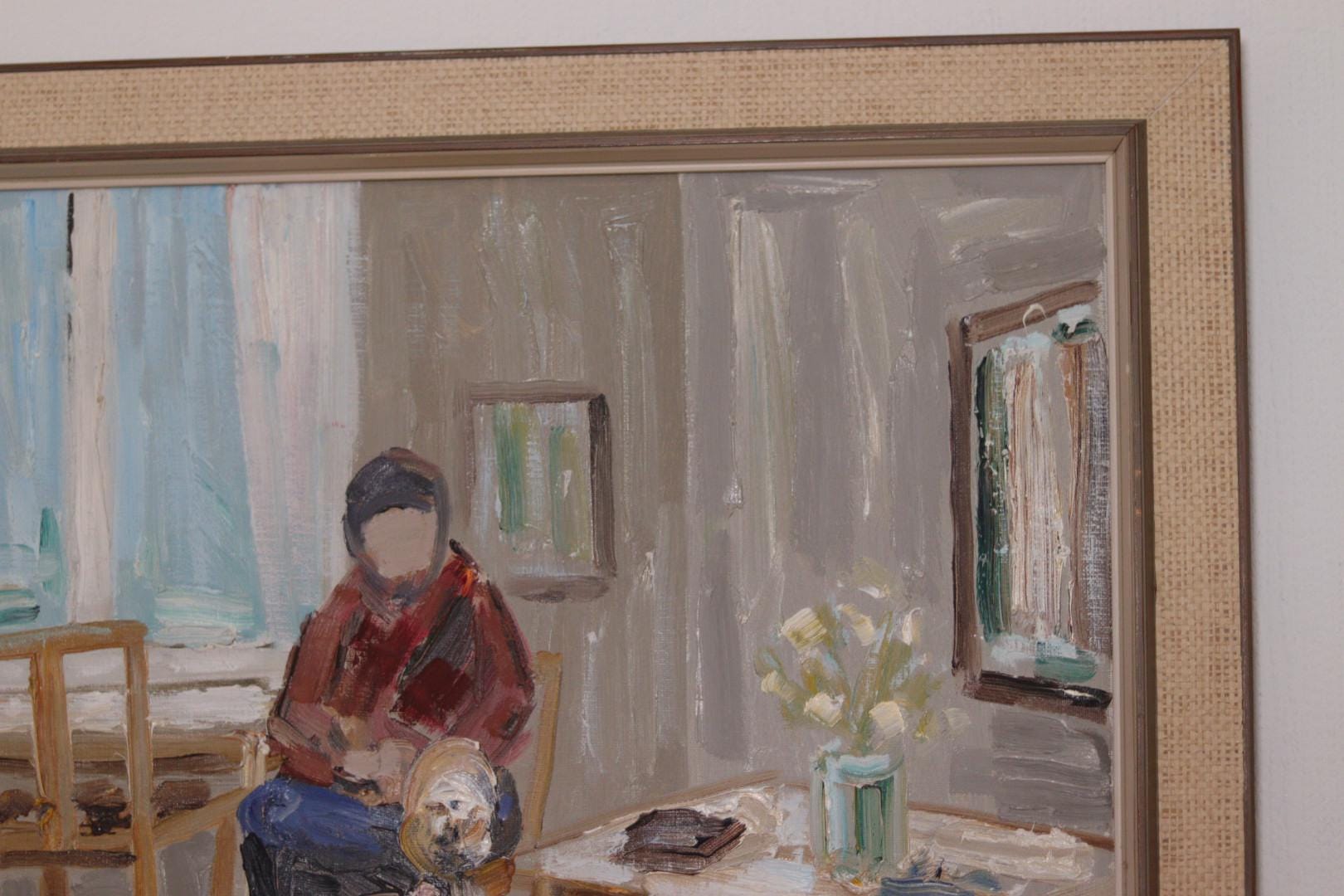“Figure in Interior” by Åke Wickström