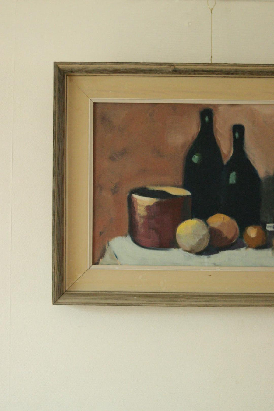 Original Swedish Oil on Canvas Painting "Still Life Arrangement"