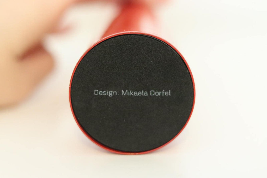 Pair of Vintage Red Metal Candleholders by Mikaela Dorfman for Menu Denmark