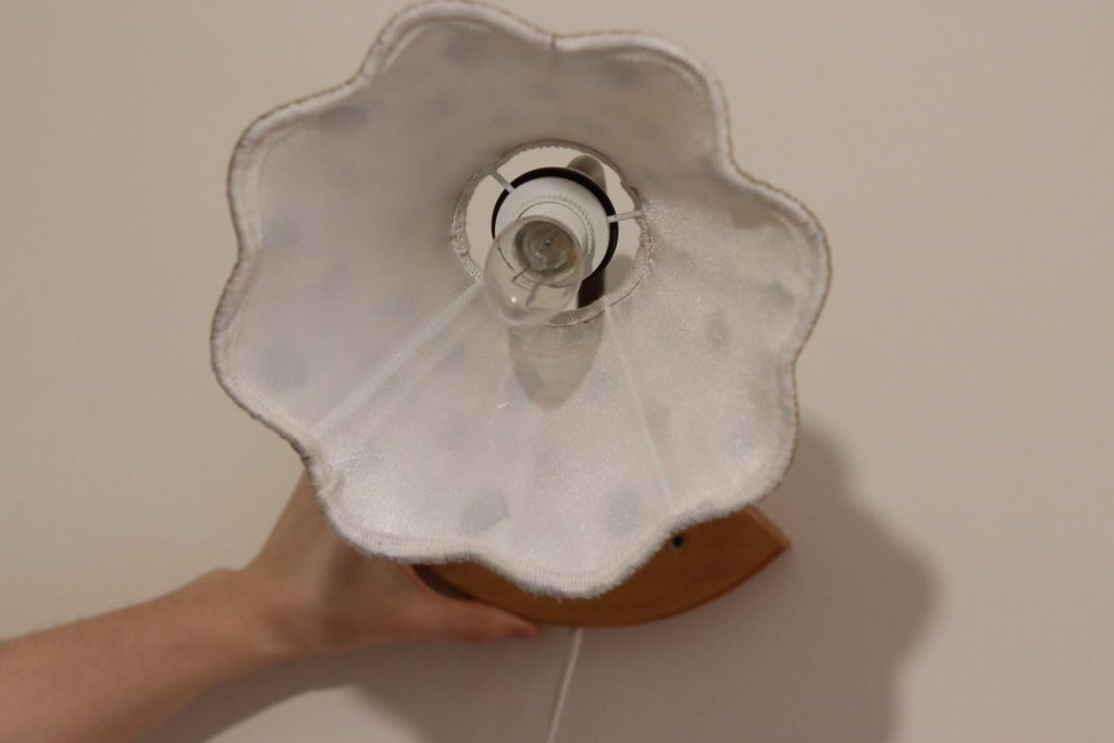 Vintage Wooden and Brass Wall Lamps by Tyringe Sweden 1970s